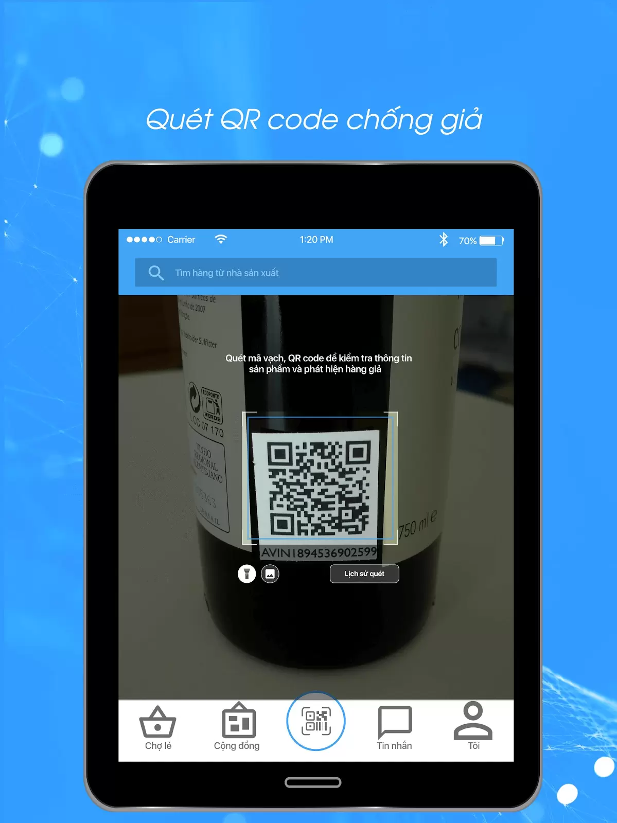 Ứng dụng quét mã vạch do người Việt Nam phát minh - Barcode Việt