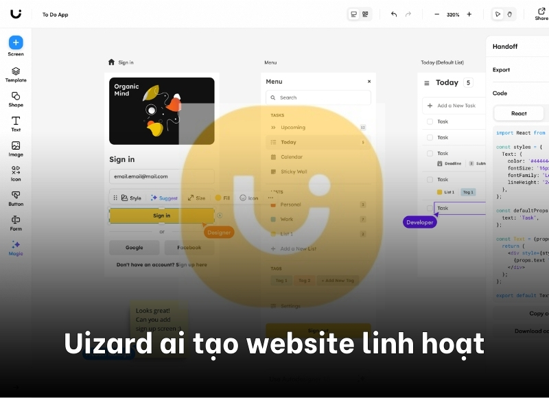 ai tạo website