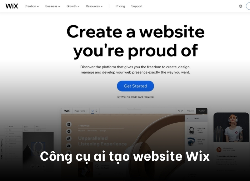ai tạo website