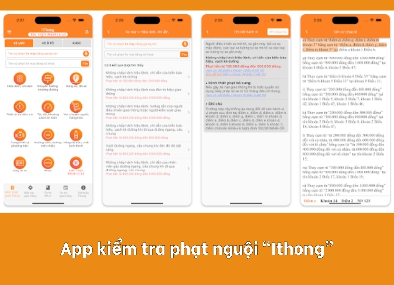 app kiểm tra phạt nguội