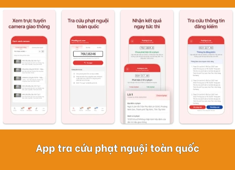 app kiểm tra phạt nguội