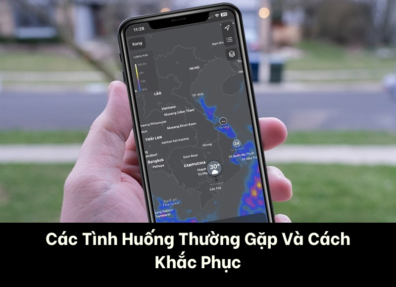 cách bật định vị thời tiết trên iphone