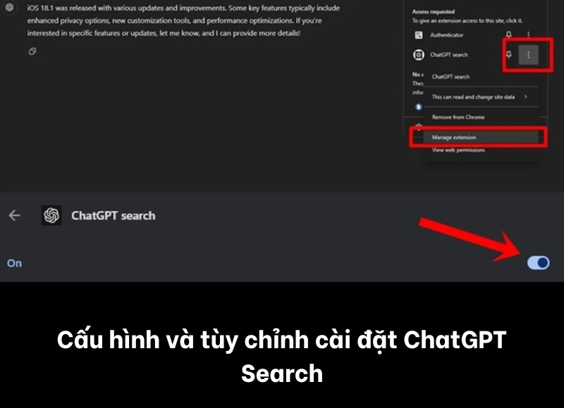 Cách cài đặt ChatGPT Search vào Google Chrome