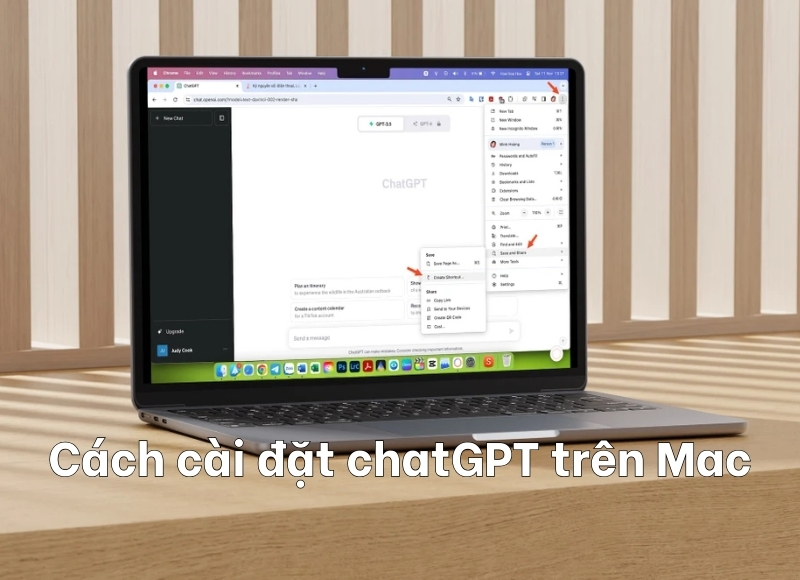 Cách cài đặt chatGPT trên Mac