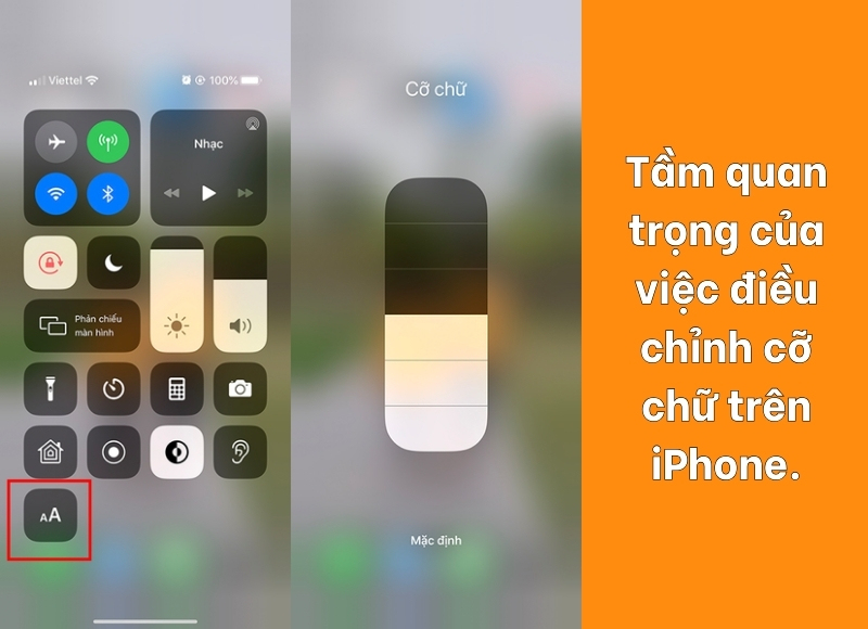 Cách chỉnh cỡ chữ iPhone