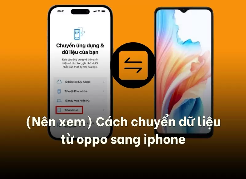 cách chuyển dữ liệu từ oppo sang iphone