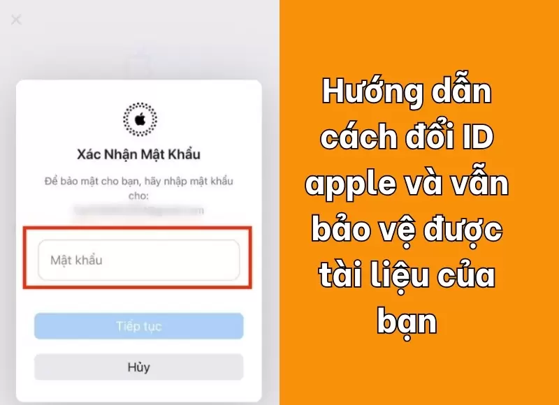 cách đổi ID apple