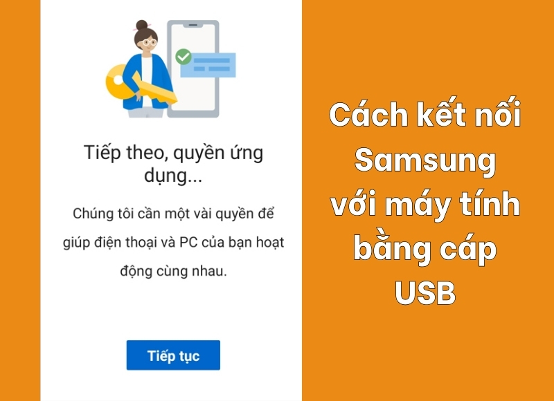 Cách kết nối samsung với máy tính