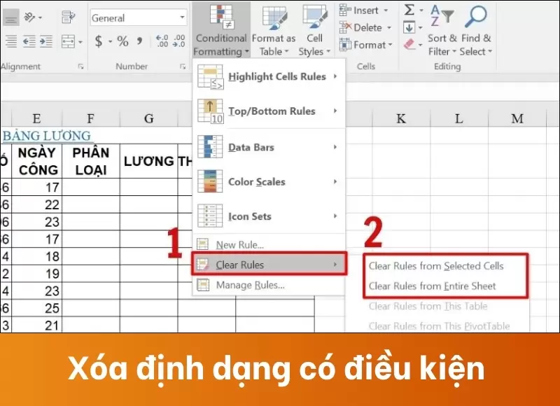 cách làm nhẹ file excel
