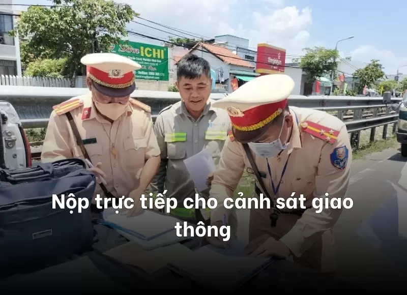 cách nộp phạt nguội vi phạm giao thông