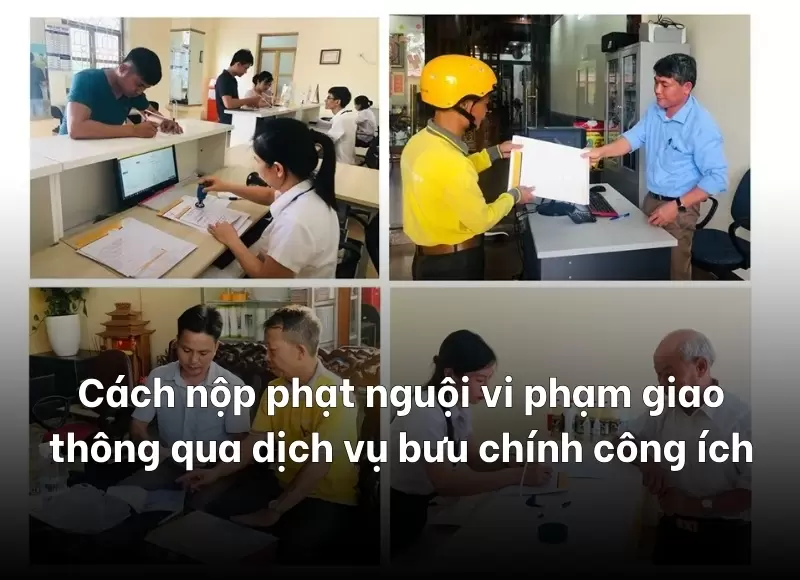 cách nộp phạt nguội vi phạm giao thông