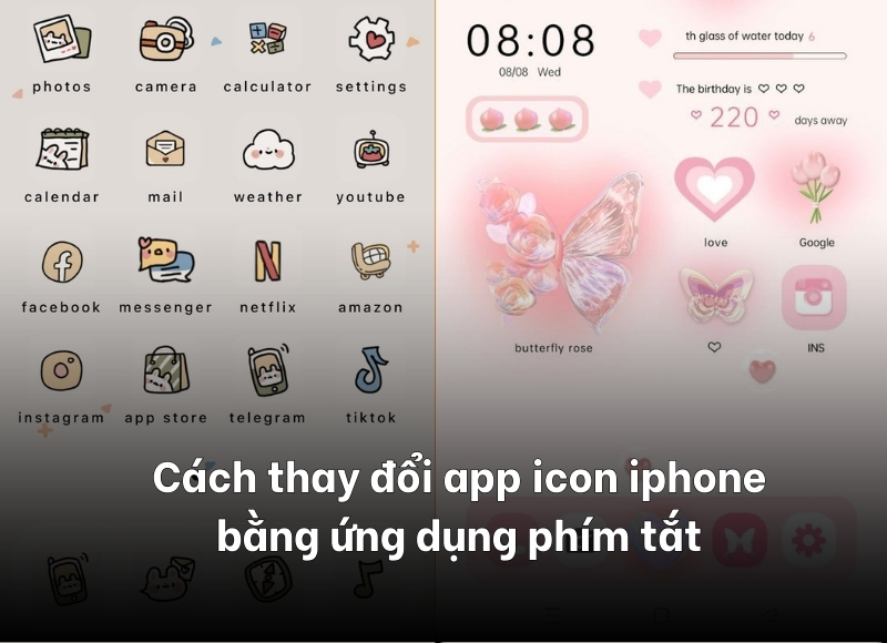 cách thay đổi app icon iphone