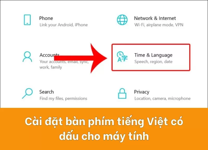 cài đặt bàn phím tiếng việt có dấu 
