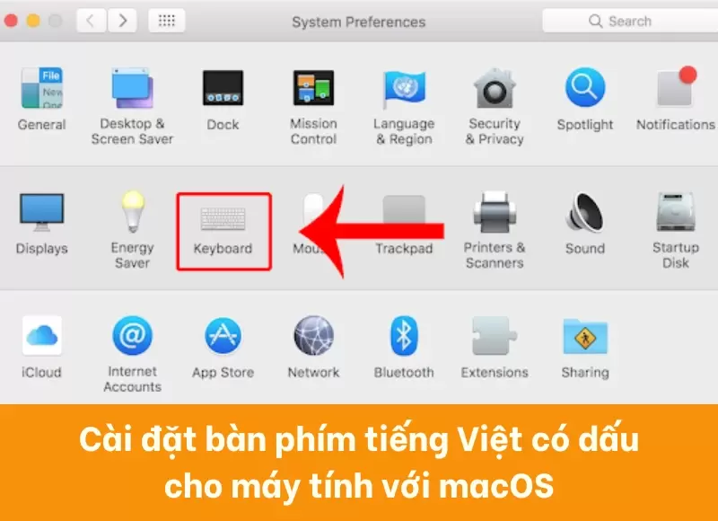 cài đặt bàn phím tiếng việt có dấu 