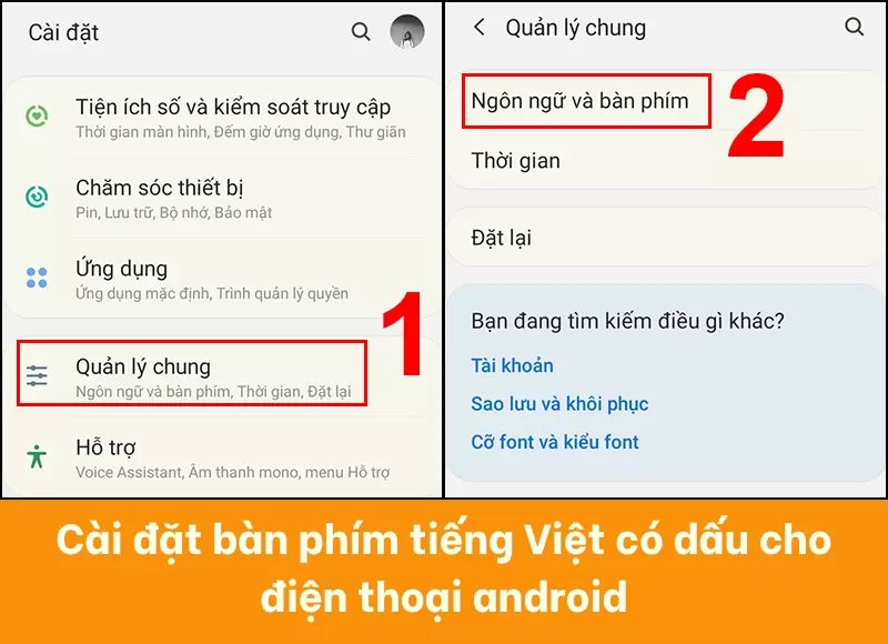 cài đặt bàn phím tiếng việt có dấu 