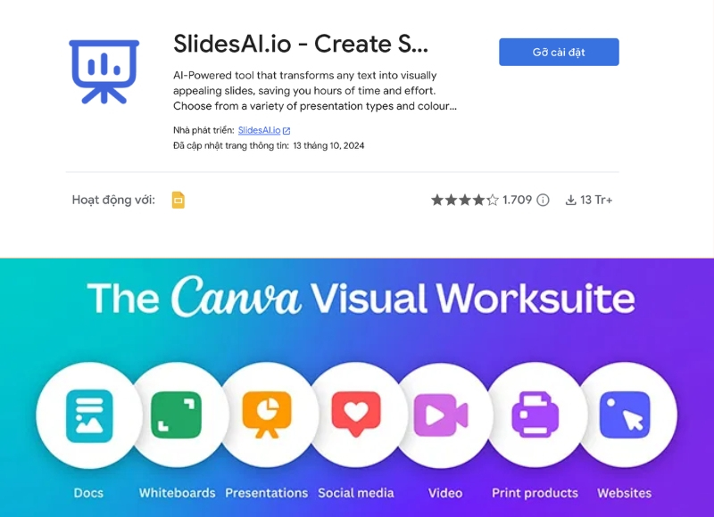 công cụ tạo slide thuyết trình bằng ai