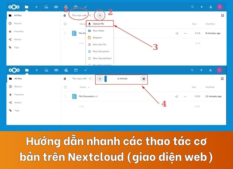 hướng dẫn cài đặt Nextcloud