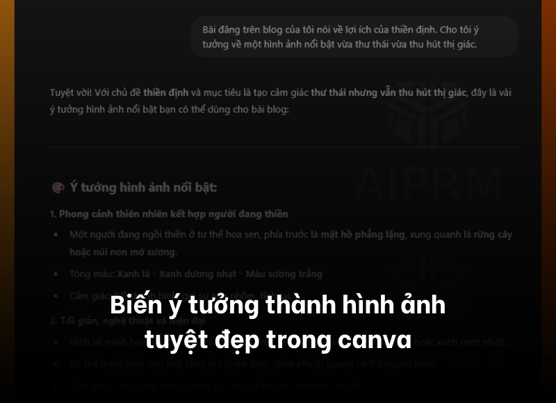 kết hợp chatGPT và Canva