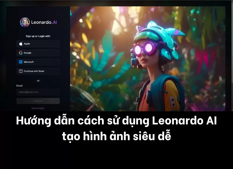 Hướng dẫn cách sử dụng Leonardo AI tạo hình ảnh siêu dễ