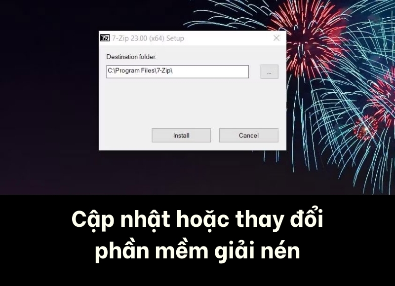 lỗi trích xuất file ZIP 0x80010135