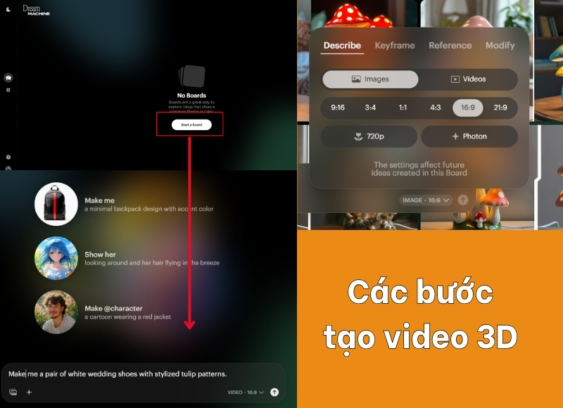 hướng dẫn sử dụng luma ai tạo video