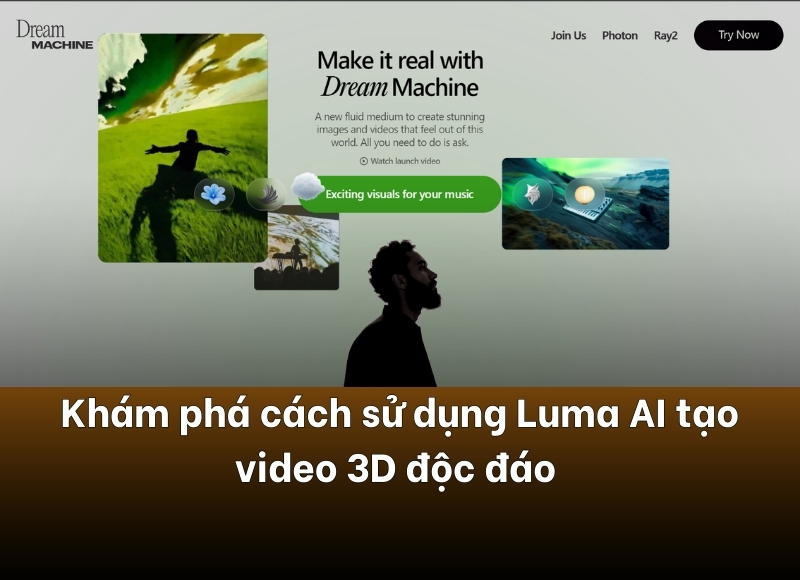 Luma AI tạo video 3d