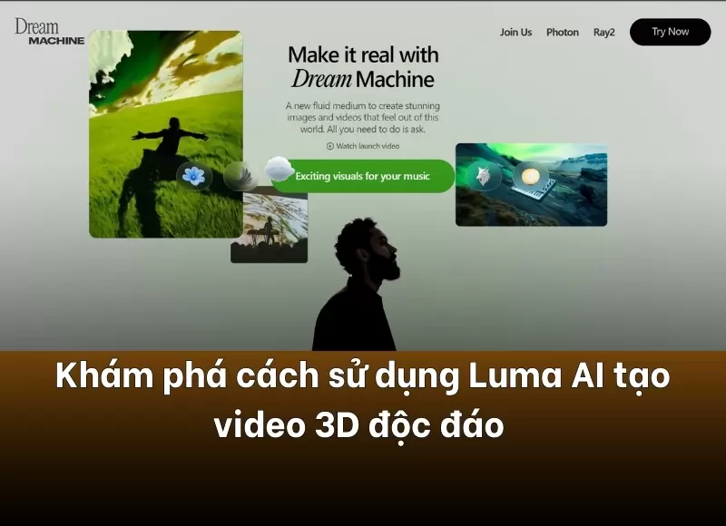 Luma AI tạo video 3d