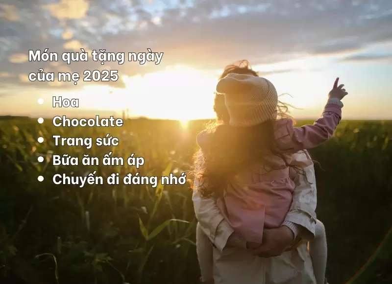  quà tặng ngày của mẹ 2025