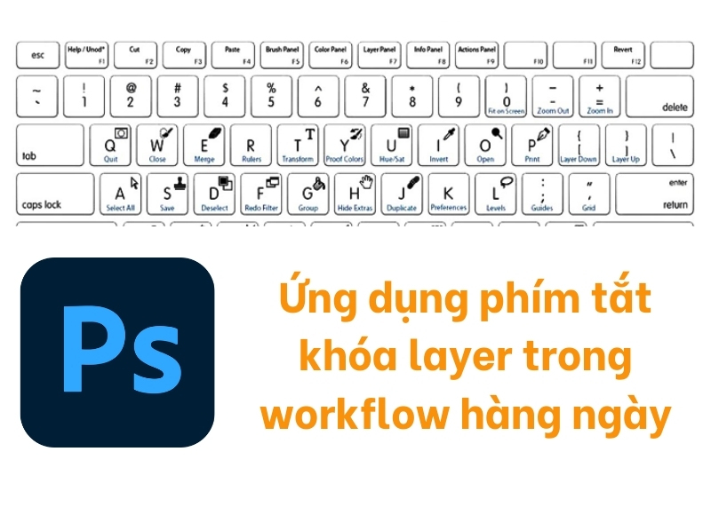 phím tắt khóa layer trong photoshop