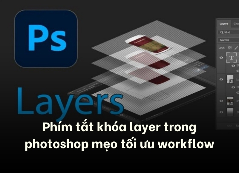 phím tắt khóa layer trong photoshop