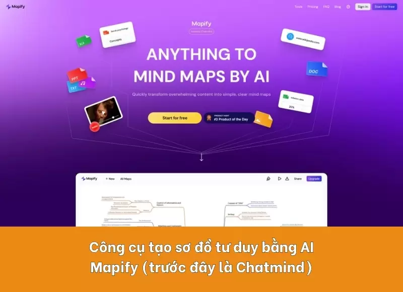 tạo sơ đồ tư duy bằng AI 
