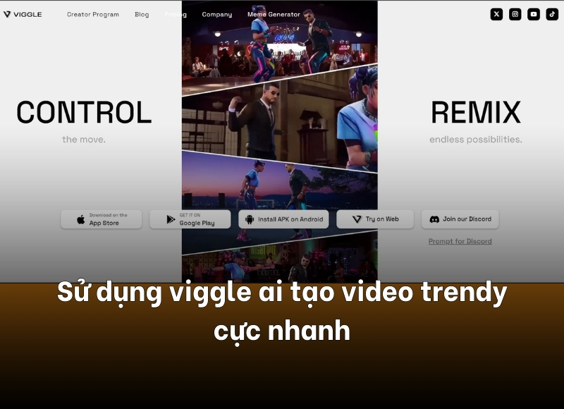 đăng nhập viggle ai