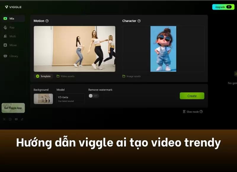 cách sử dụng viggle ai