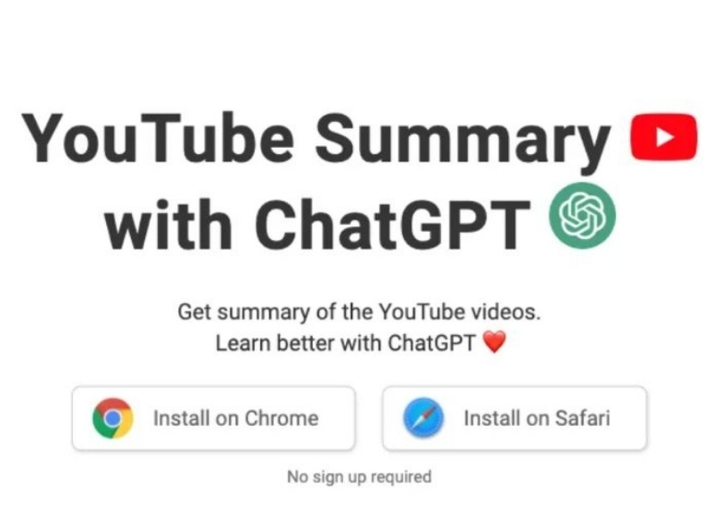 cài đặt YouTube Summary with Chat GPT