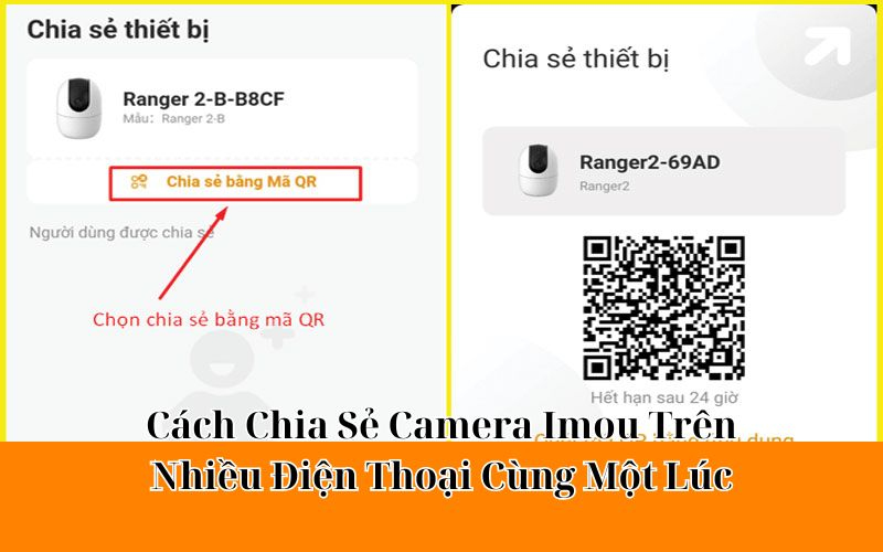 cách chia sẻ camera imou