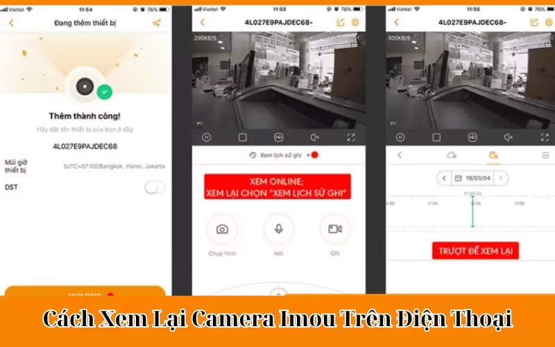 cách xem lại camera imou