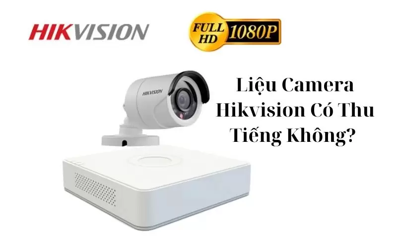 camera hikvision có thu tiếng không
