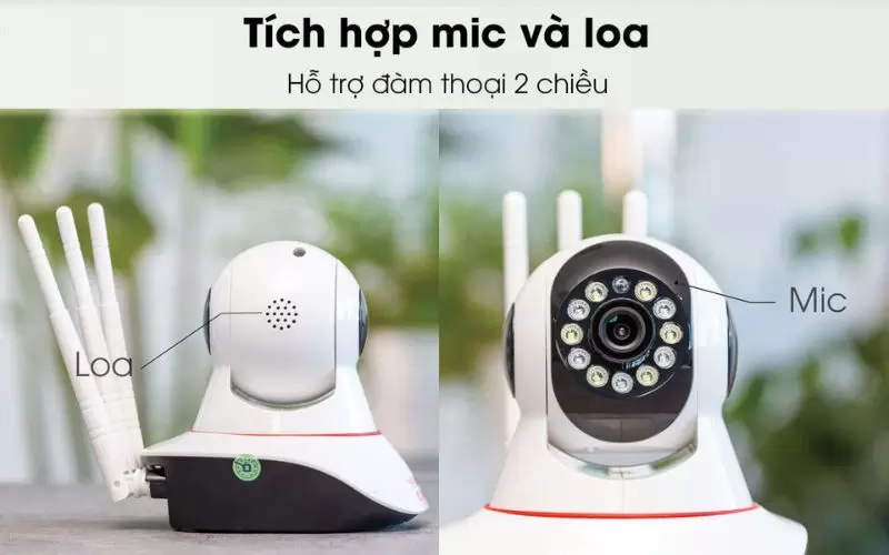 camera yoosee có ghi âm không