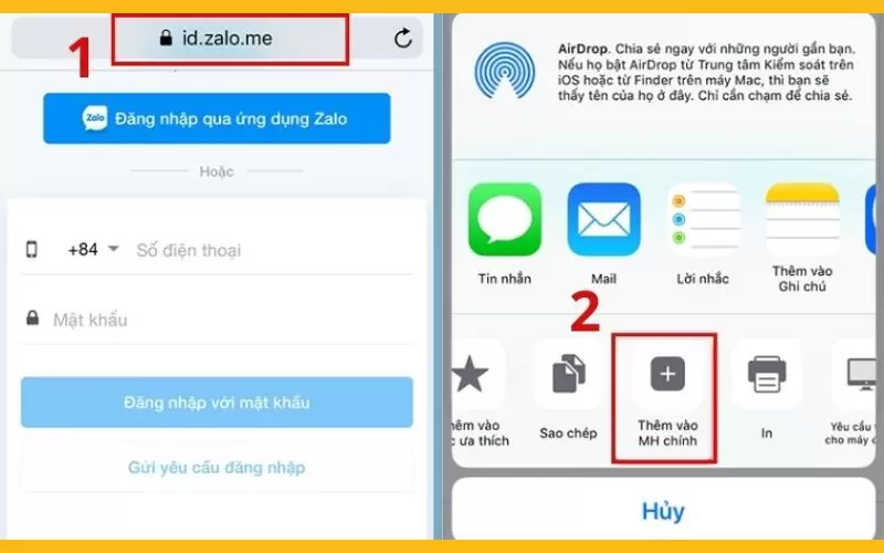 cách dùng 2 zalo trên iphone
