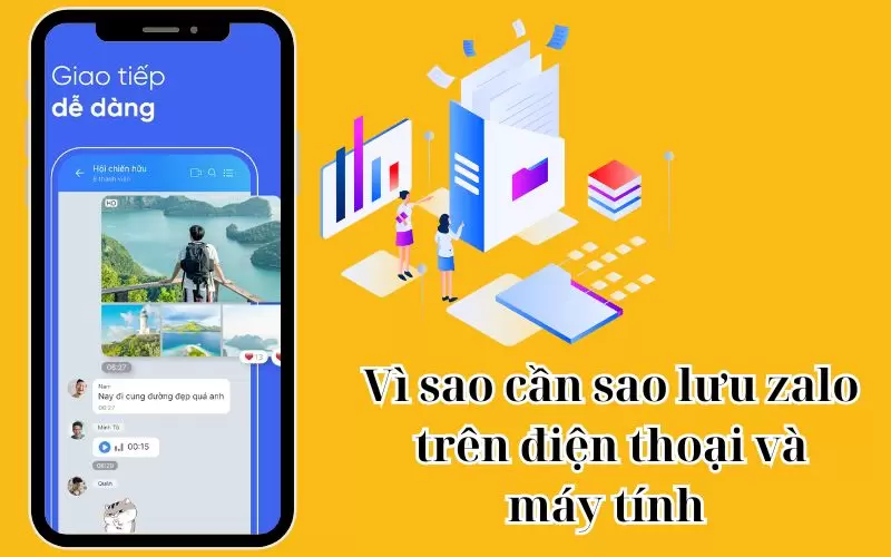 cách sao lưu zalo