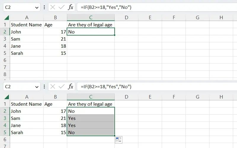 cách sử dụng các hàm trong excel