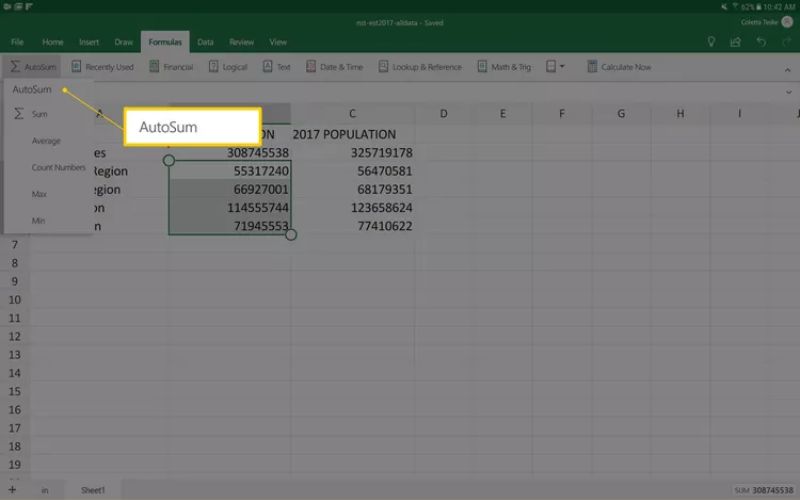 cách sử dụng excel trên điện thoại