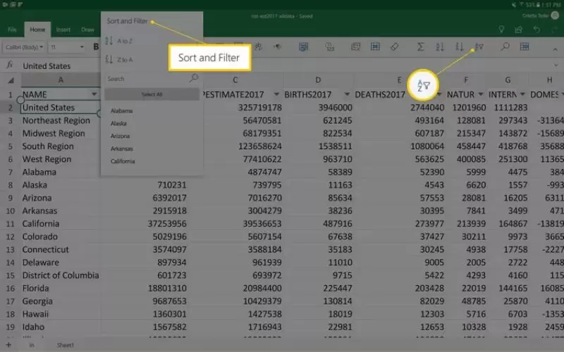 hướng dẫn sử dụng excel trên điện thoại