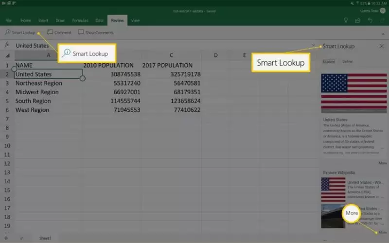cách sử dụng excel trên iphone