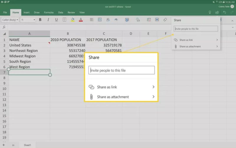 cách sử dụng excel trên iphone