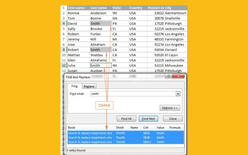 cách sử dụng hàm tìm kiếm trong excel