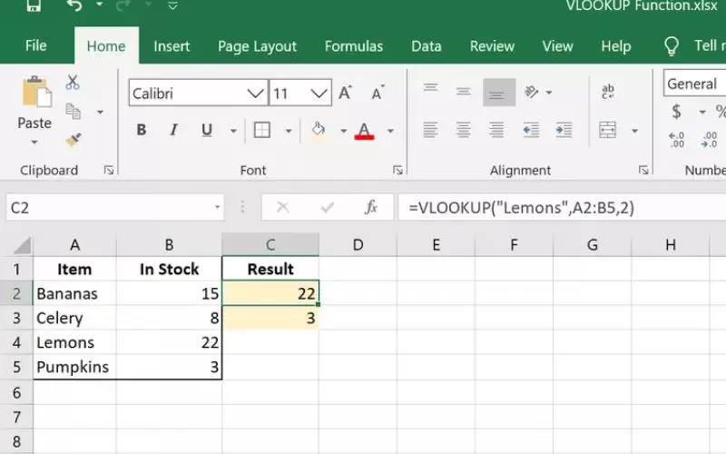 cách sử dụng hàm vlookup trong excel