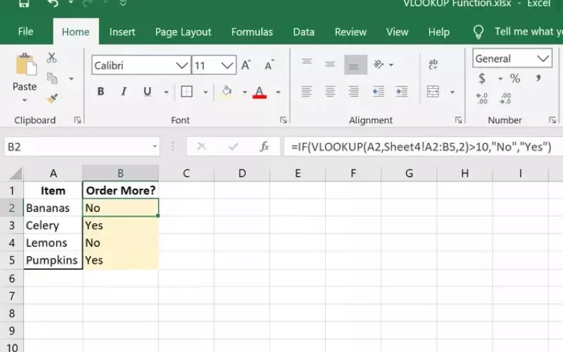 cách sử dụng hàm vlookup trong excel