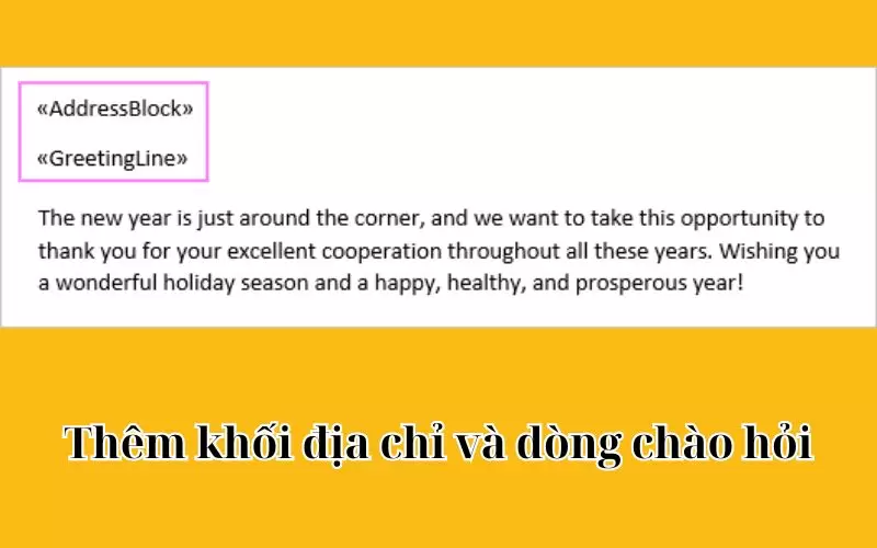 cách sử dụng mail merge trong excel