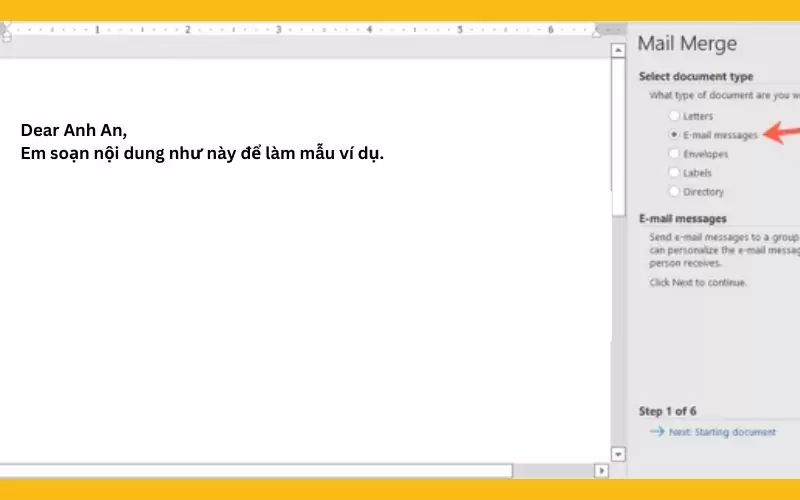 cách sử dụng mailings trong word